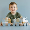 Bild von Little Dutch train à blocs FSC