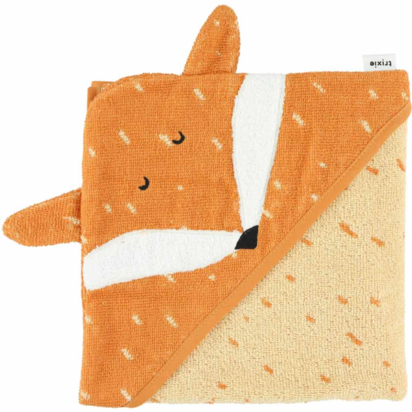 Image de '11-870 | Hooded towel | 75x75cm - Mr. Fox'