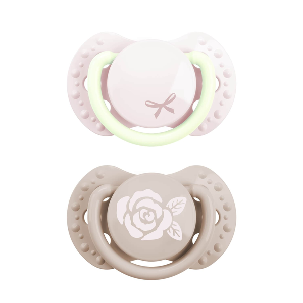 Image de 'Dynamic Sucette Newborn Babyshower Rose'
