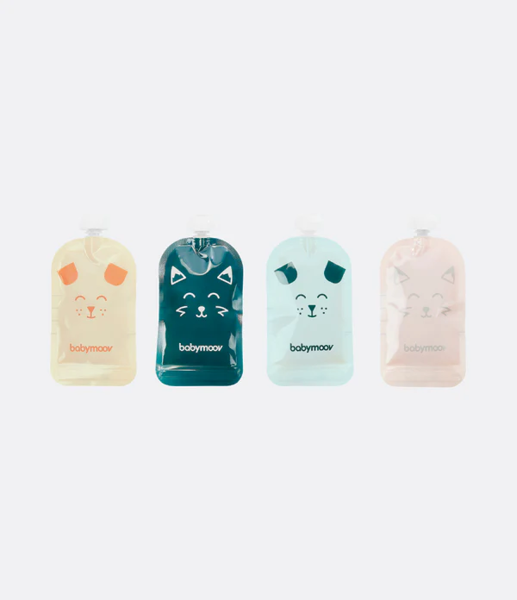 Image de 'Gourdes compote réutilisables - ISY POUCHES'