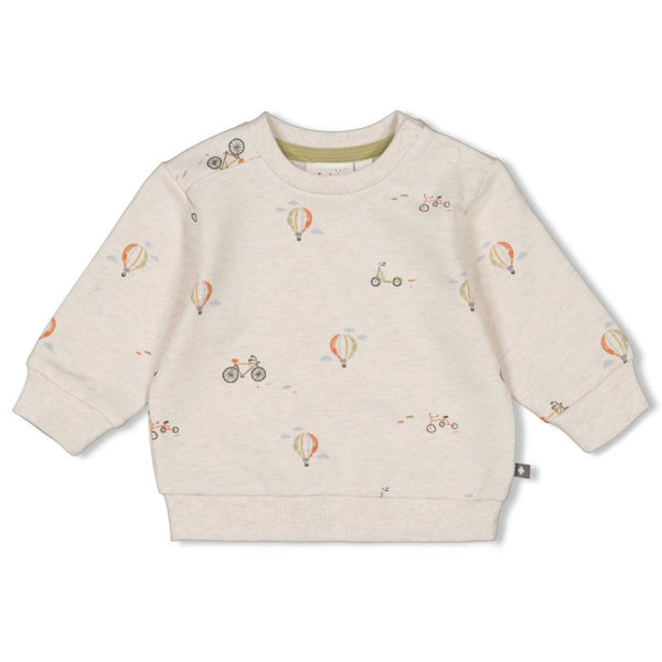 Image de 'Sweater AOP - Mini Adventurer Offwhite melange 56'