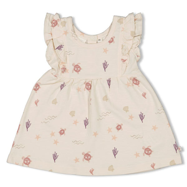 Image de 'Jurk ruches AOP - Starfish Wishes Offwhite 74'