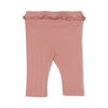 Image de 'Legging pointelle rib - Starfish Wishes Mauve 80'