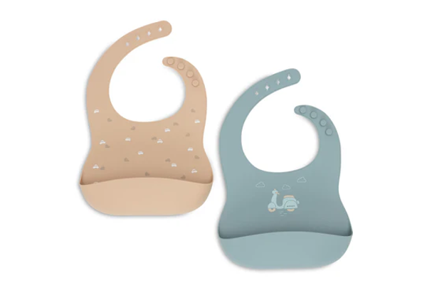 Image de 'Bavoir silicone On The Go 2pack'