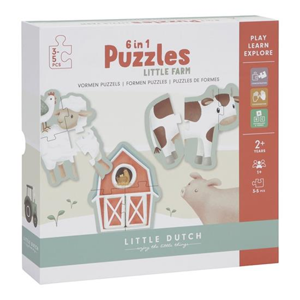Image de '6 en 1 puzzle Little Farm'