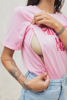 Image de 'T-shirt d'allaitement AMORE MIO S'