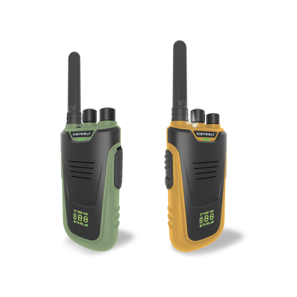 Image de 'Kidywolf Kidytalk - Walkie talkies Green-Orange'