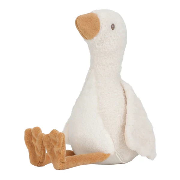 Image de 'Peluche Oie 25 cm - Blanc - Petite Oie'
